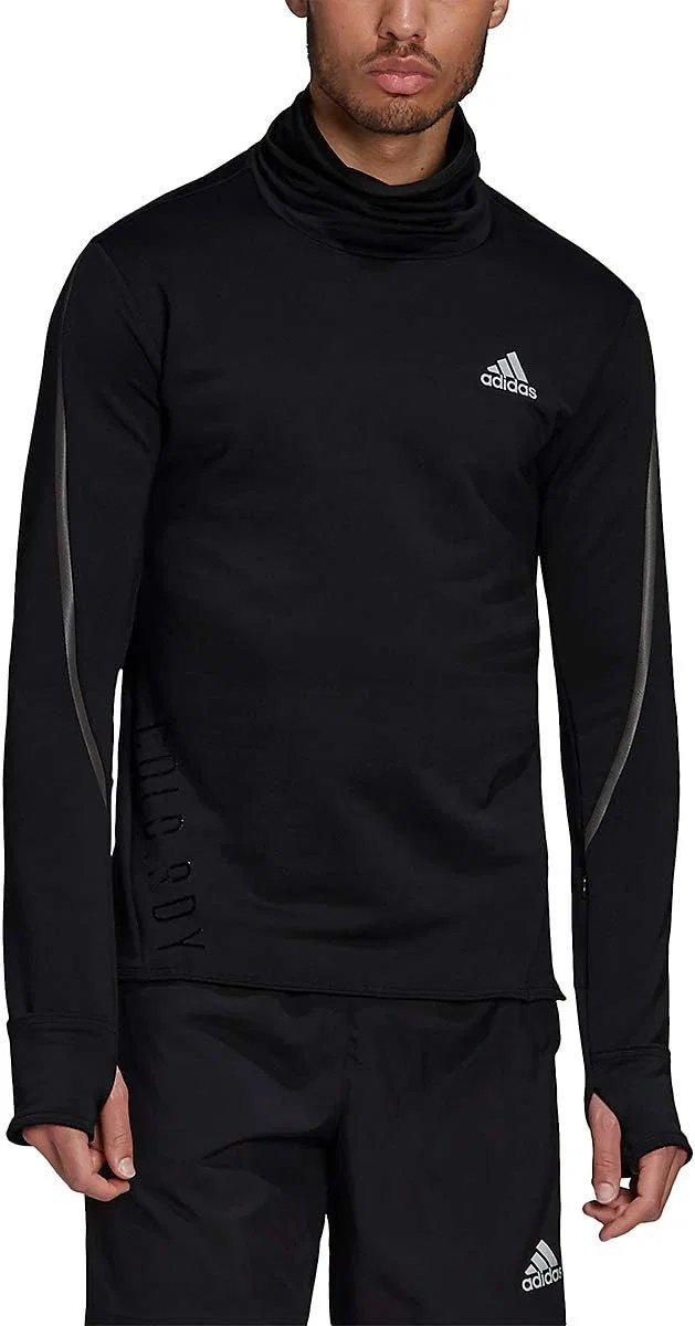Мужская рубашка с высоким воротником adidas COLD.RDY, Black
