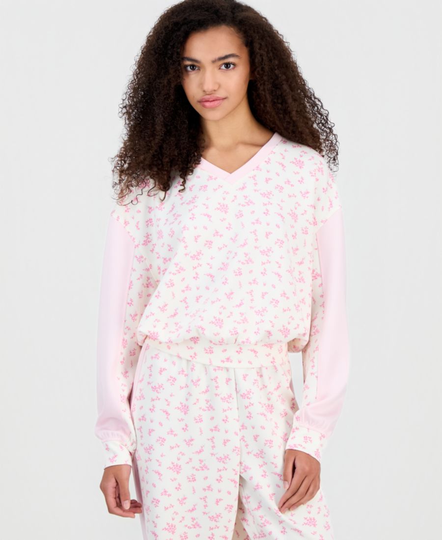 

Детская толстовка с V-образным вырезом и цветными блоками в стиле дайвинг Tinseltown, Ballet Slipper Ditsy