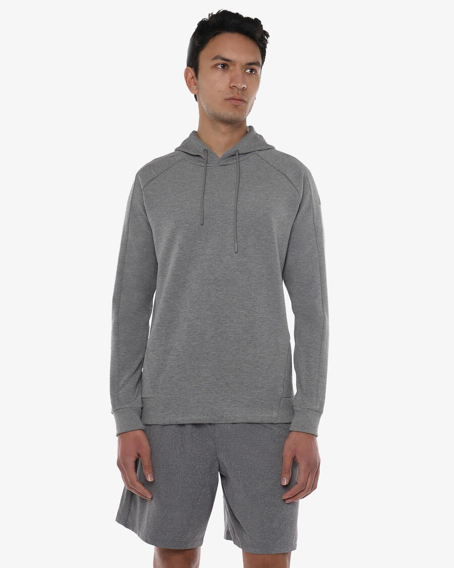 

JAKED Серая пестрая толстовка мужская из синтетического материала для фитнеса