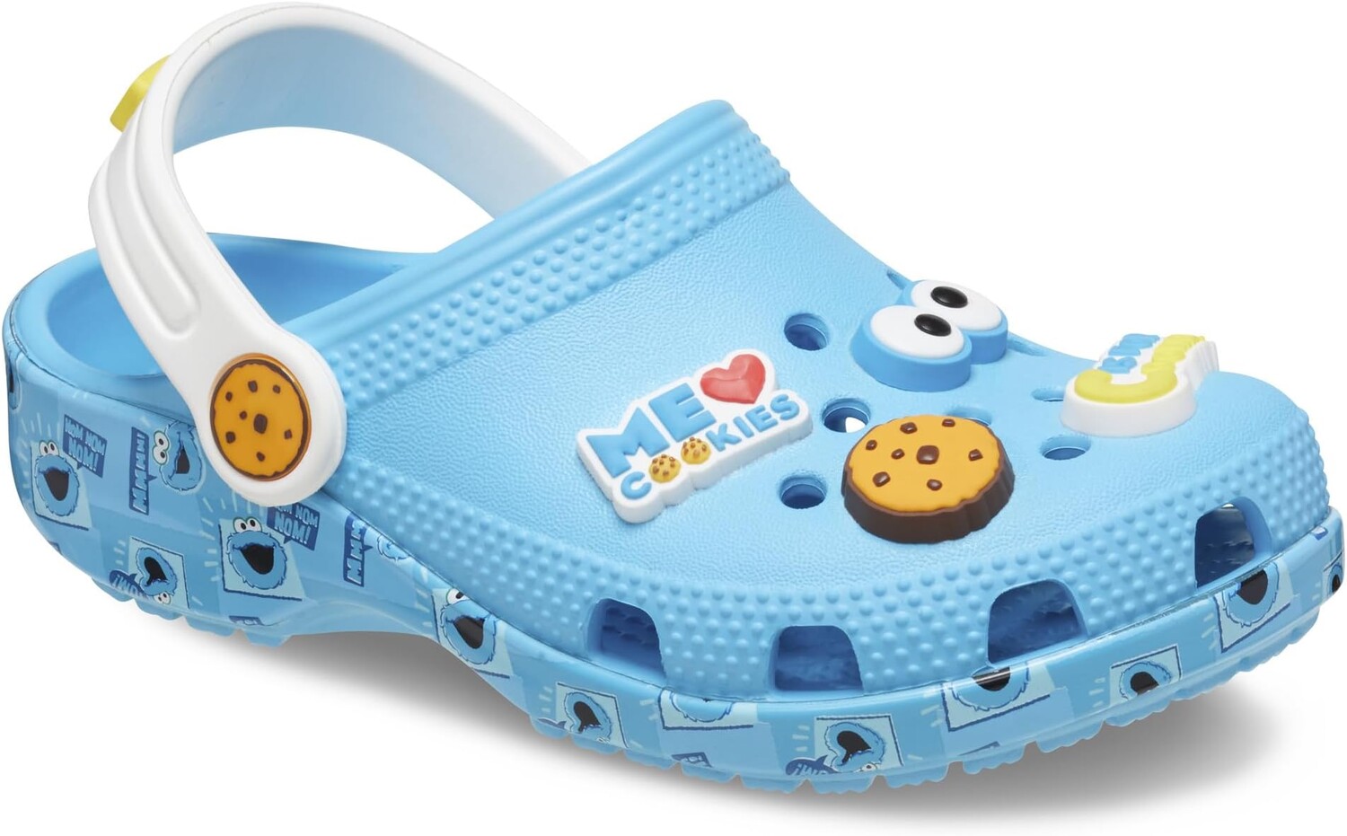 

Сабо Sesame Street Workshop Cookie Monster Clog Crocs, цвет Electric Blue