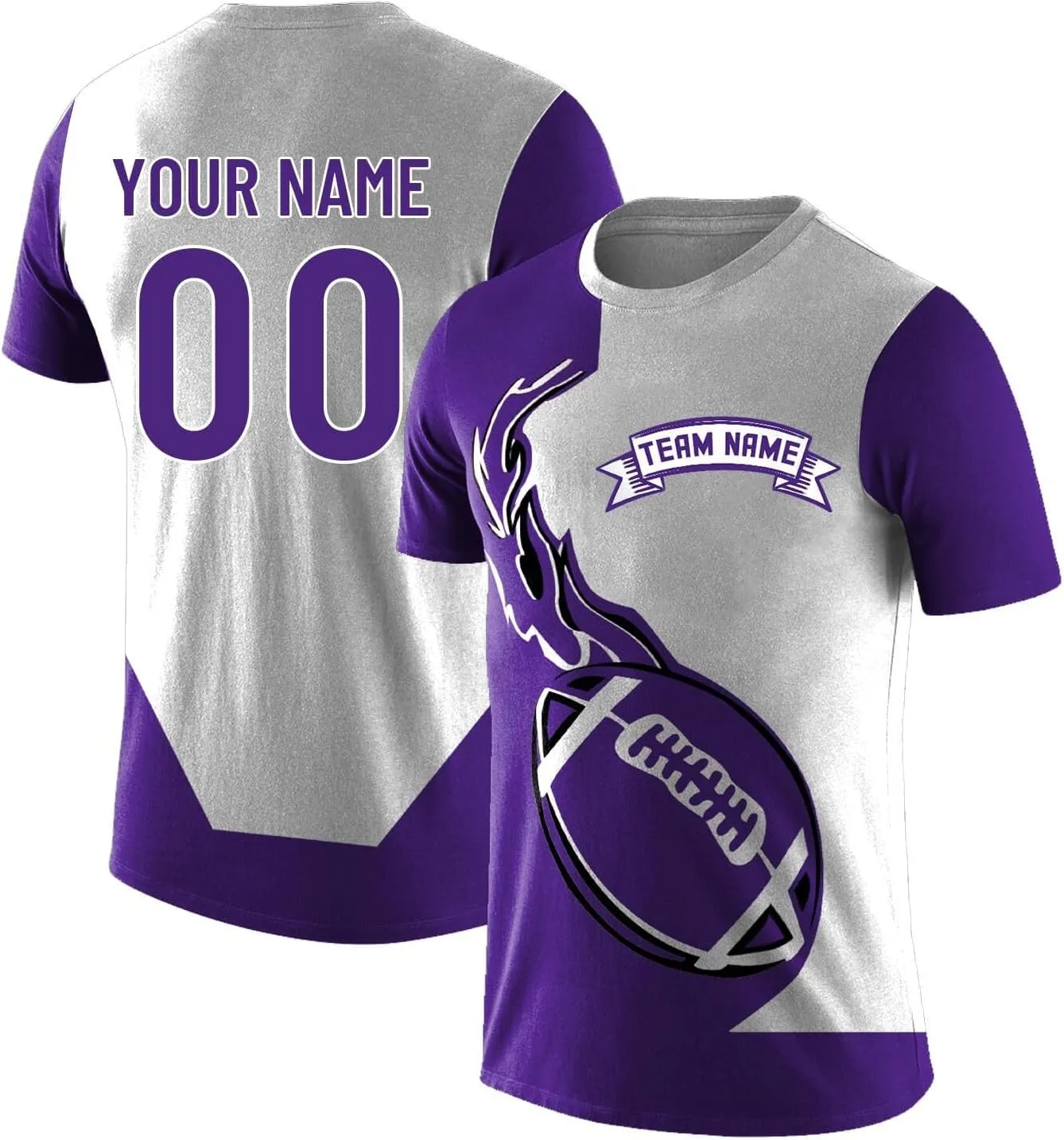 

Футбольная футболка для мужчин с номером