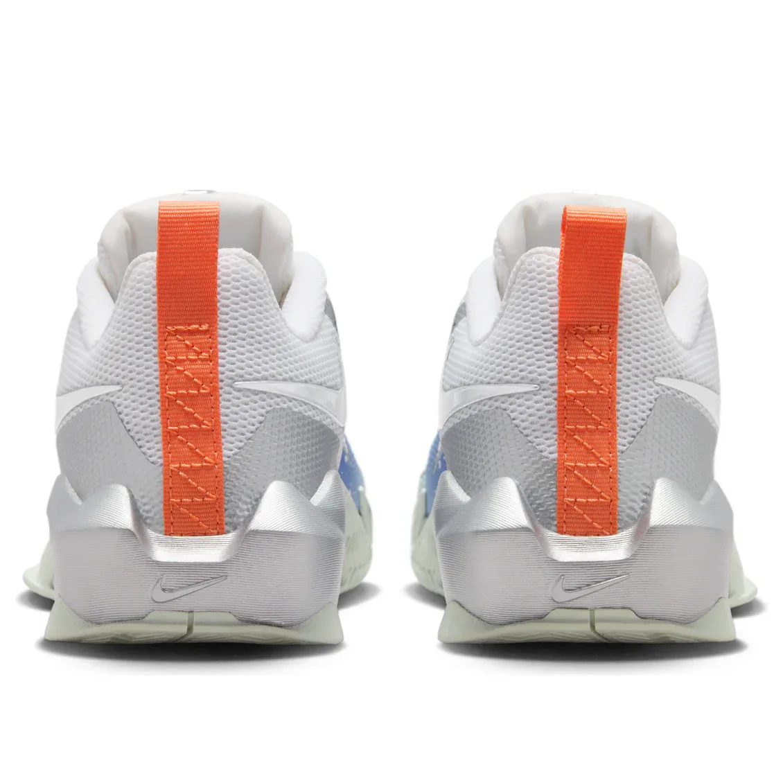 Кроссовки (GS) Nike S.T. Dynamite 'White Metallic Silver Orange' — фото 3