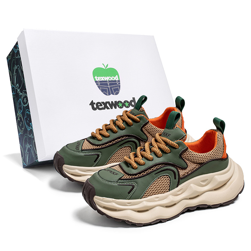 

Низкие массивные кроссовки мужские TEXWOOD, Khaki Green