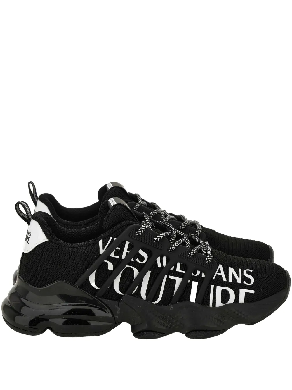 

Кроссовки с логотипом Versace Jeans Couture, черный