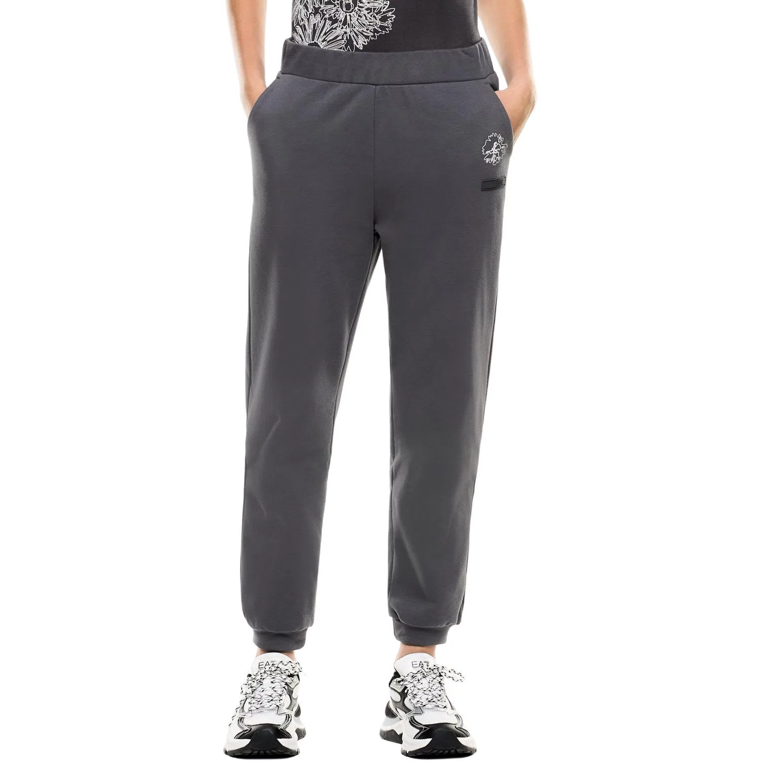 Повседневные брюки Casual Pants EMPORIO ARMANI серые — фото 3