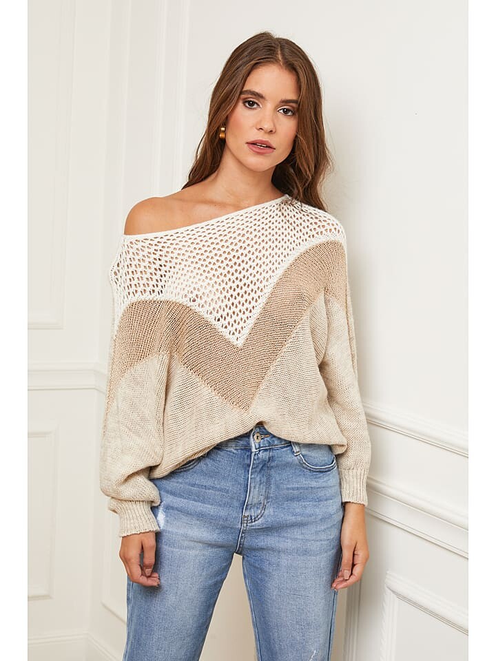 

Пуловер L'armoire de Suzette Pullover, бежевый
