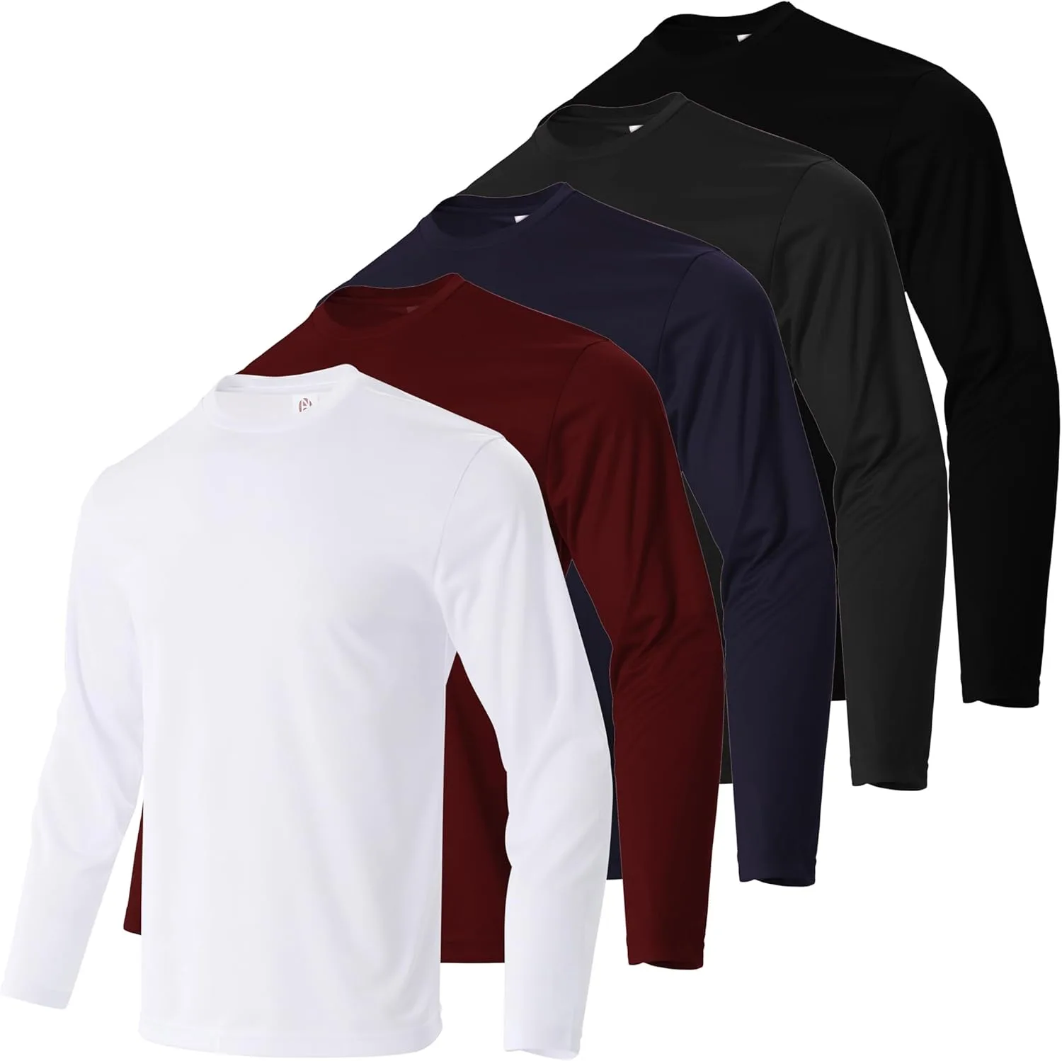 

LeeHanTon Мужская футболка с длинным рукавом UPF 50+ для бега и тренировок