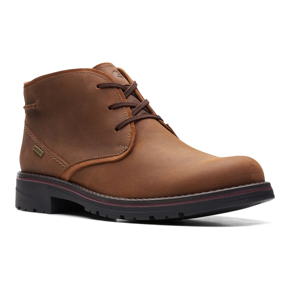 

Мужские водонепроницаемые ботильоны Clarks Morris Peak, цвет Dark Tan