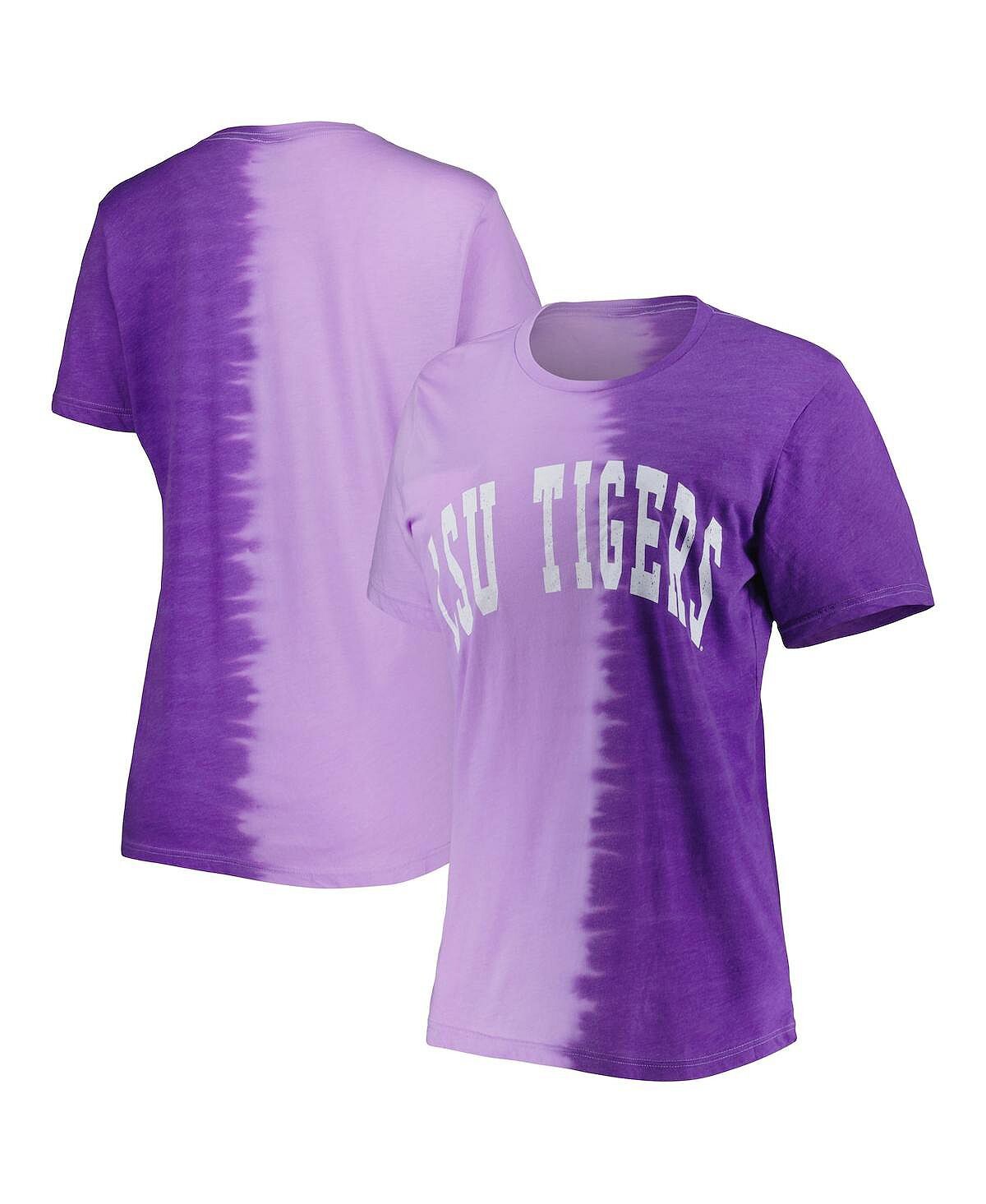 

Женская фиолетовая футболка LSU Tigers Find Your Groove с раздельным краем Gameday Couture, Фиолетовый, Женская фиолетовая футболка LSU Tigers Find Your Groove с раздельным краем Gameday Couture
