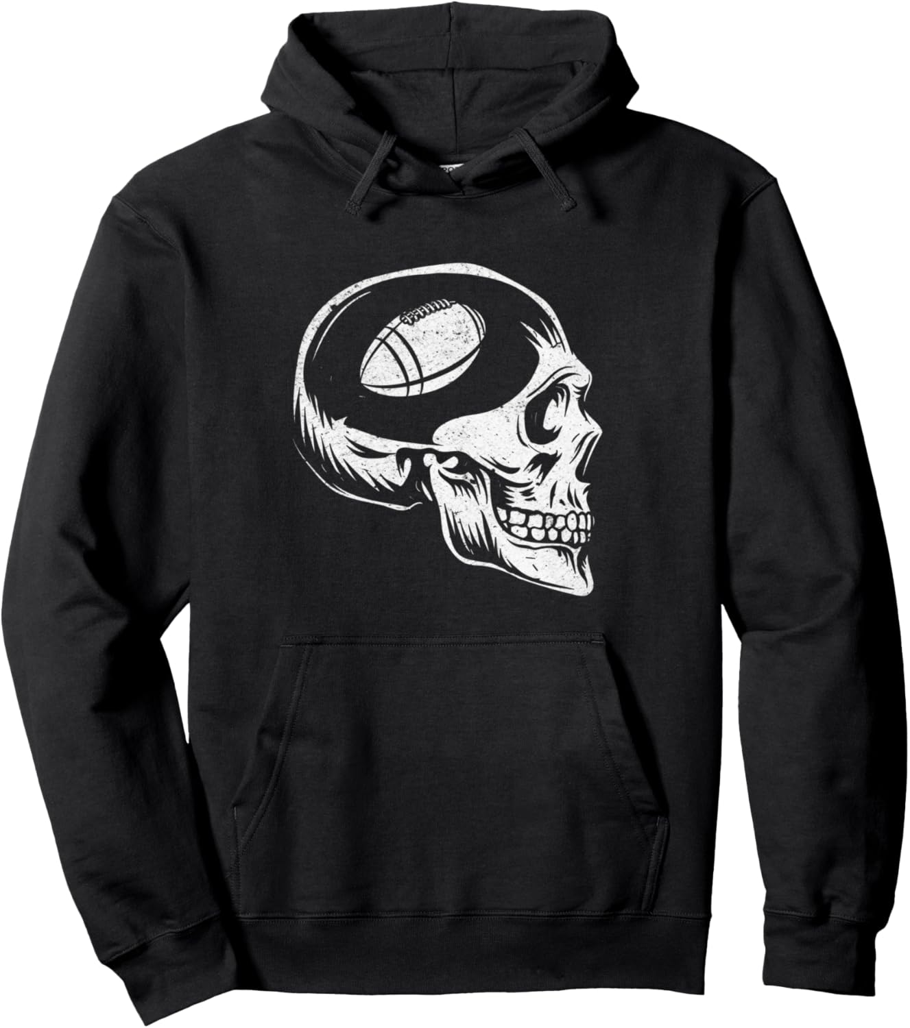 

Забавная голова американского футбольного мяча, забавная толстовка с изображением головы американского футбольного мяча Funny Football Designs For Football Player, черный