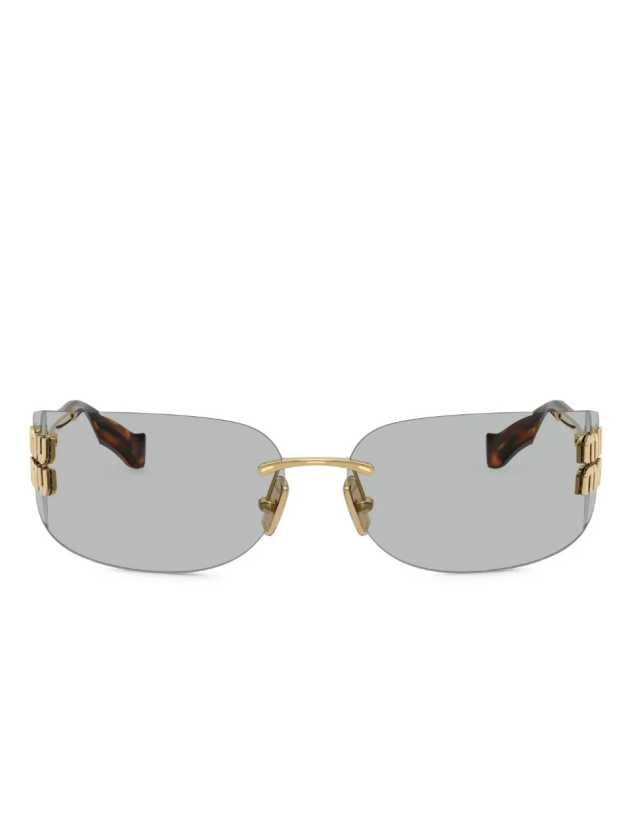 

Солнцезащитные очки MU A51S Miu Miu Eyewear, золотой