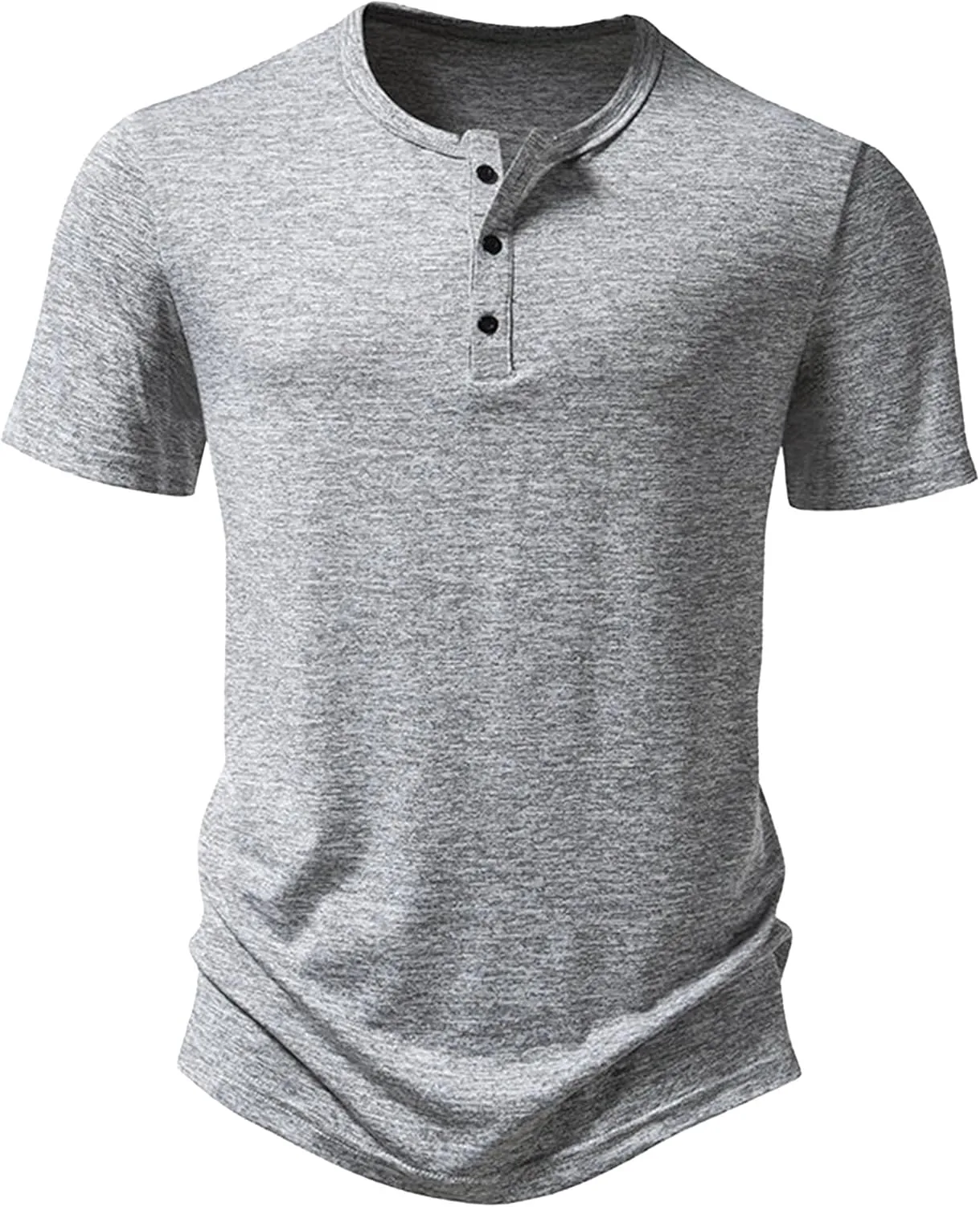 

Мужская футболка Henley Slim Fit Maiyifu-GJ