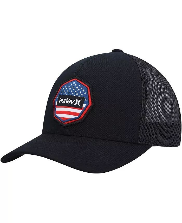 

Мужская черная бейсболка Ultra Destination United States Trucker Snapback Hurley