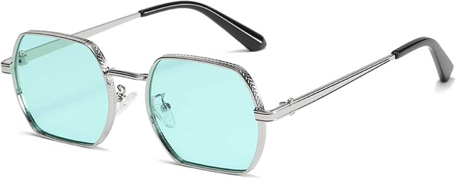 

Модные металлические солнцезащитные очки для мужчин и женщин, для активного отдыха, уличной фотосъемки, декоративные солнцезащитные очки (Цвет: C, Размер: 1) MTZJH, One Color