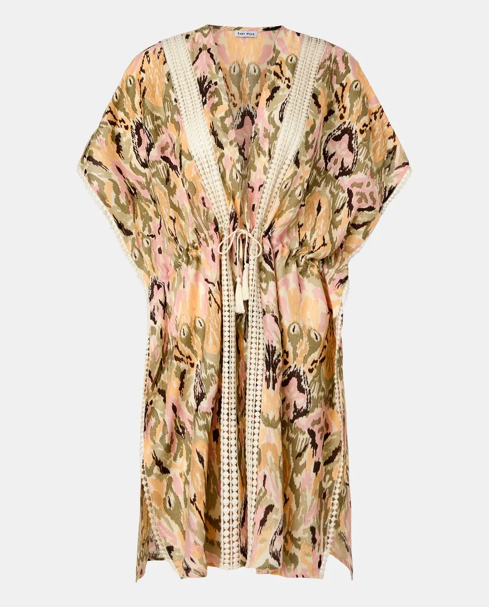 

Открытый женский кафтан Easy Wear, зеленый