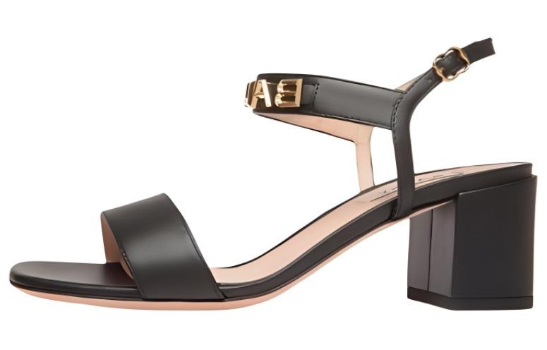 BALLY Сандалии женские с одним ремешком, черные