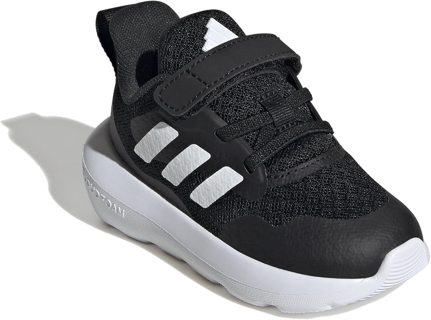 Кроссовки Adidas Unisex-Child Fortarun 2.0 для бега, белый/черный — фото 4