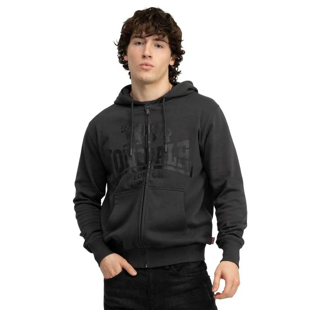 

Толстовка Lonsdale Krafty full zip, черный