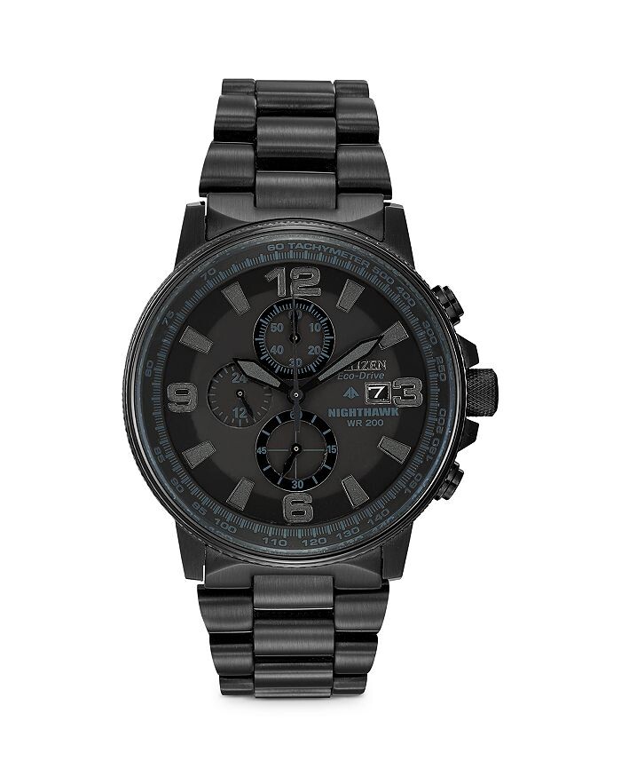 

Часы Citizen Eco-Drive Blackout Nighthawk, 42 ​​мм, черный