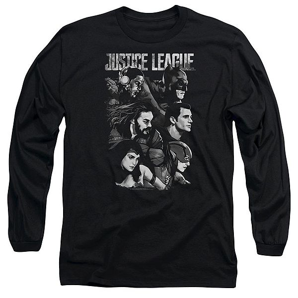 

Футболка с длинным рукавом Justice League Movie Pushing Forward Licensed Character