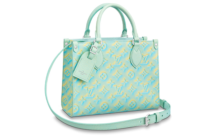 

ONTHEGO Кожаная сумка Jungle через плечо кроссбод маленькая женская зеленая LOUIS VUITTON