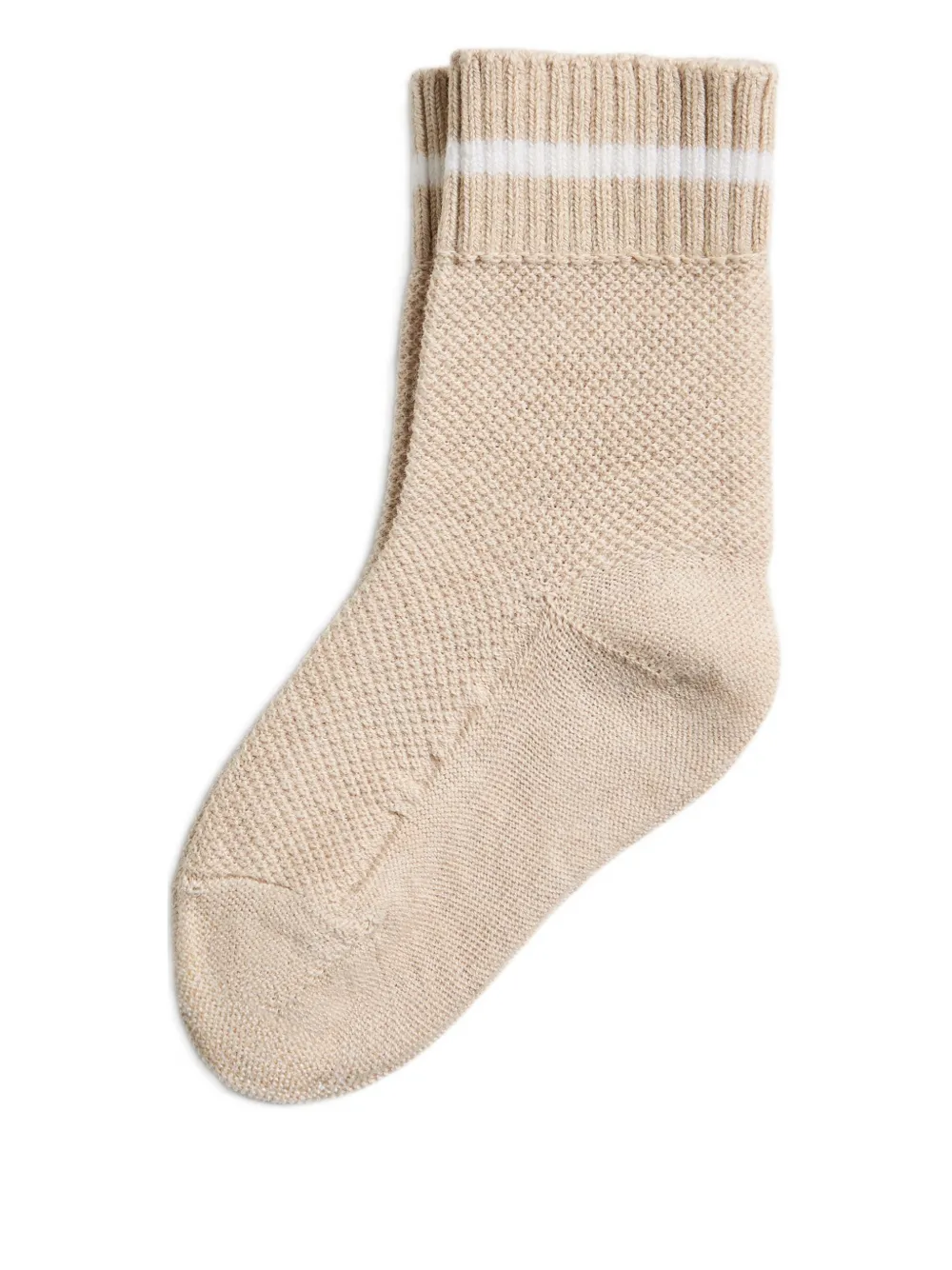 

Носки Bernie Baby с вафельным узором Brunello Cucinelli Kids, нейтральный
