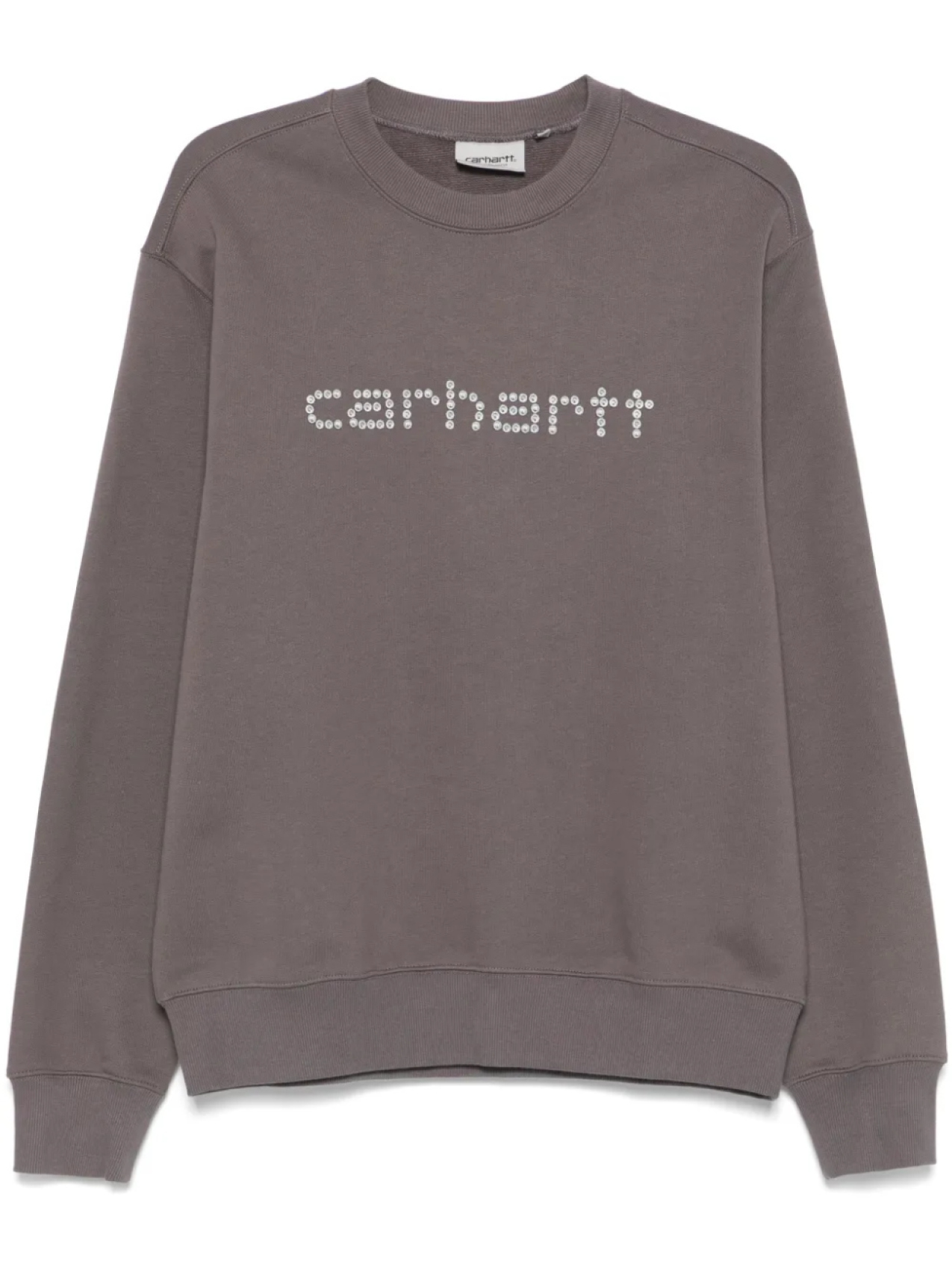 

Толстовка Carhartt WIP Rivet Script, серый