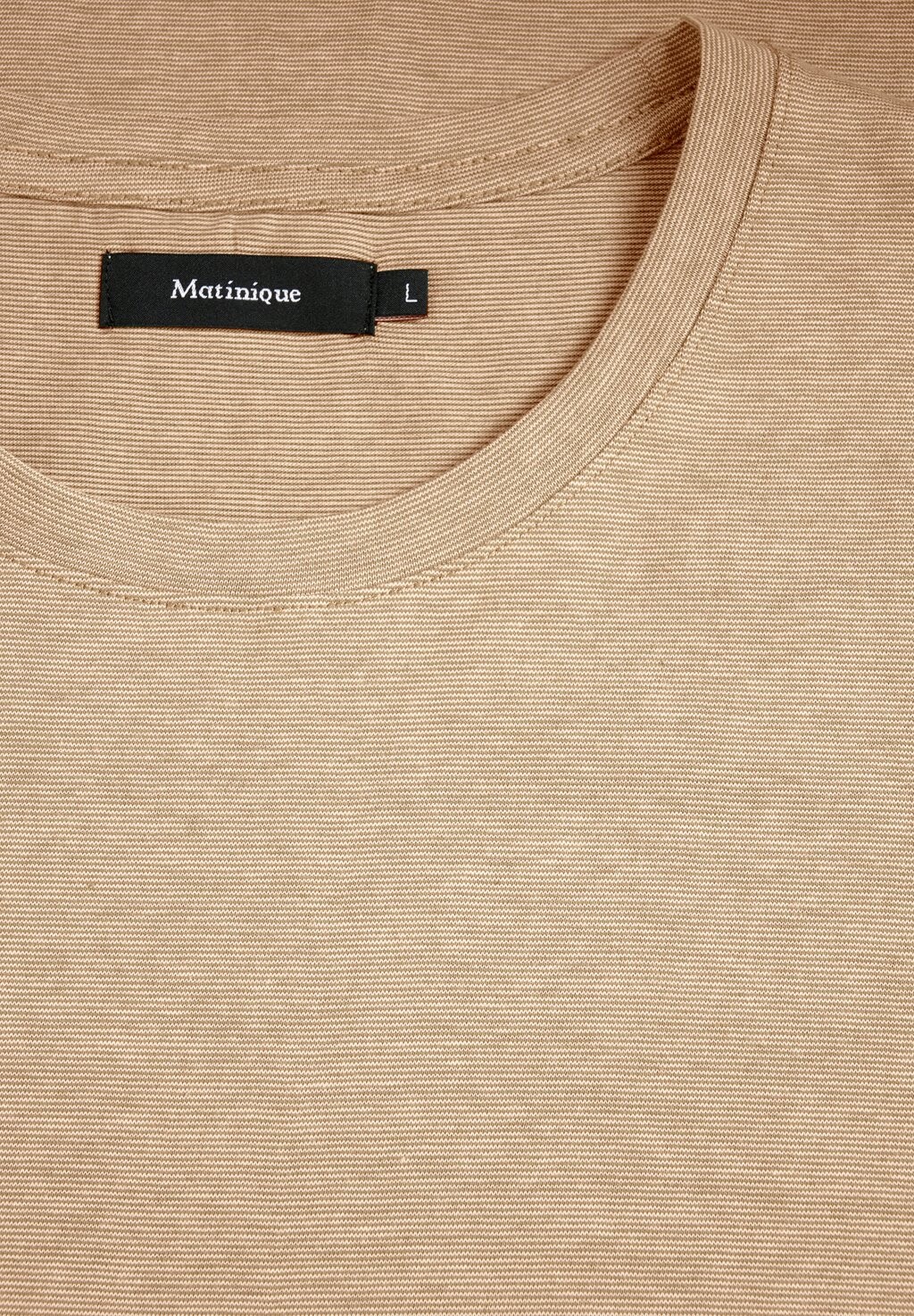 

Базовая футболка JERMANE STRIPE Matinique, бежевый