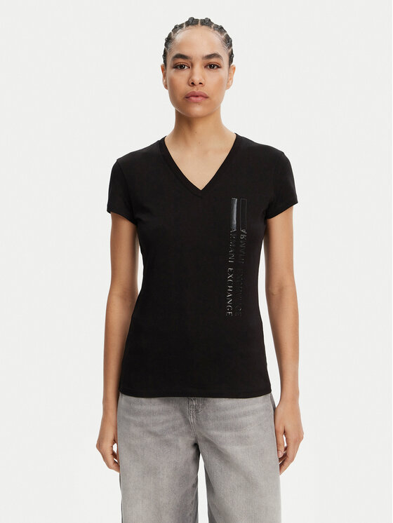 

Облегающая футболка XW000529 AF10356 UC001 Armani Exchange, черный
