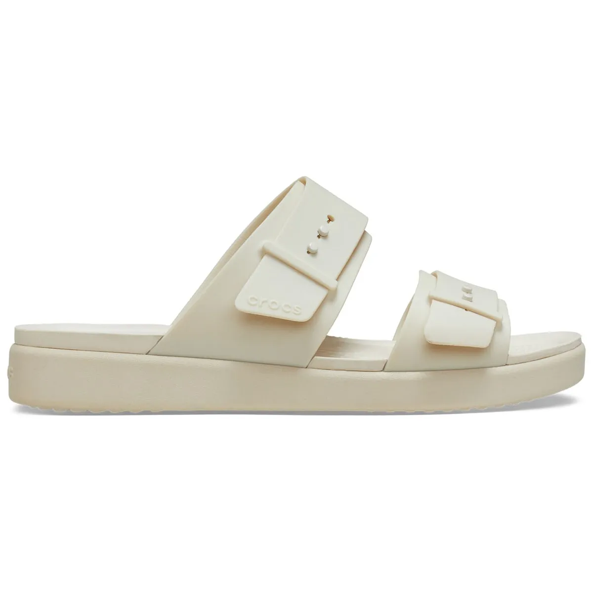 Женские сандалии Brooklyn Buckle Low W Crocs, бежевый