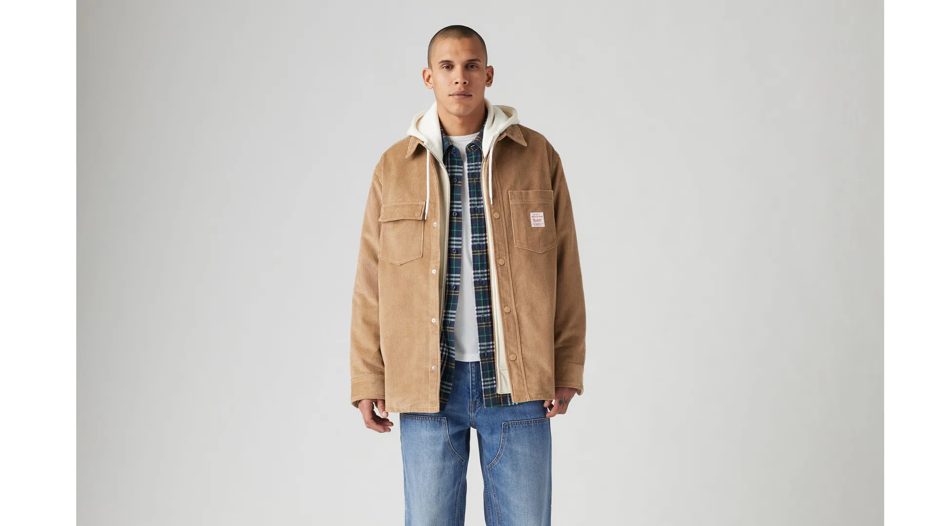 

Телеграфная рубашка Levi's, белый