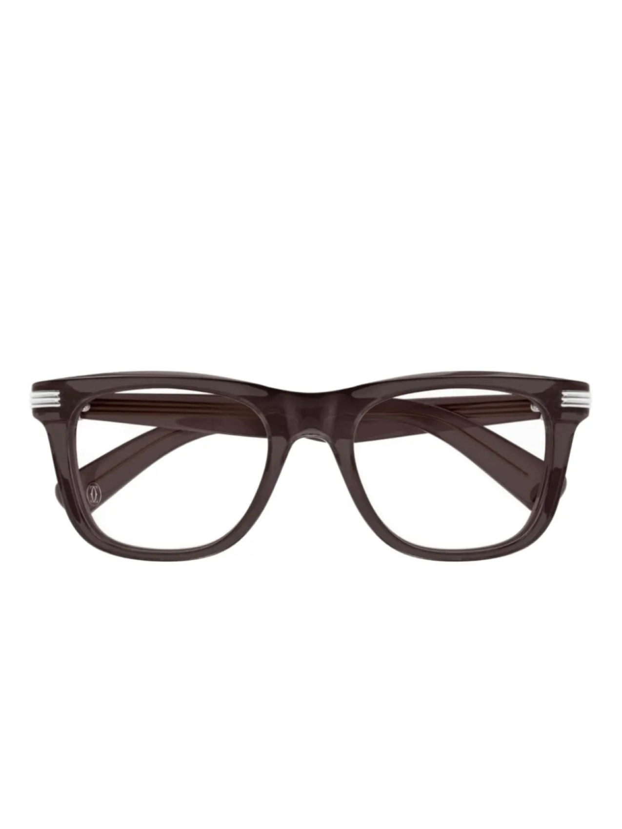 

Очки в квадратной оправе Cartier Eyewear, фиолетовый