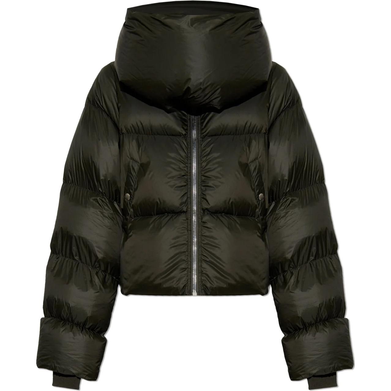 

RICK OWENS Воронкообразный воротник куртки 'Forest', Dark Green