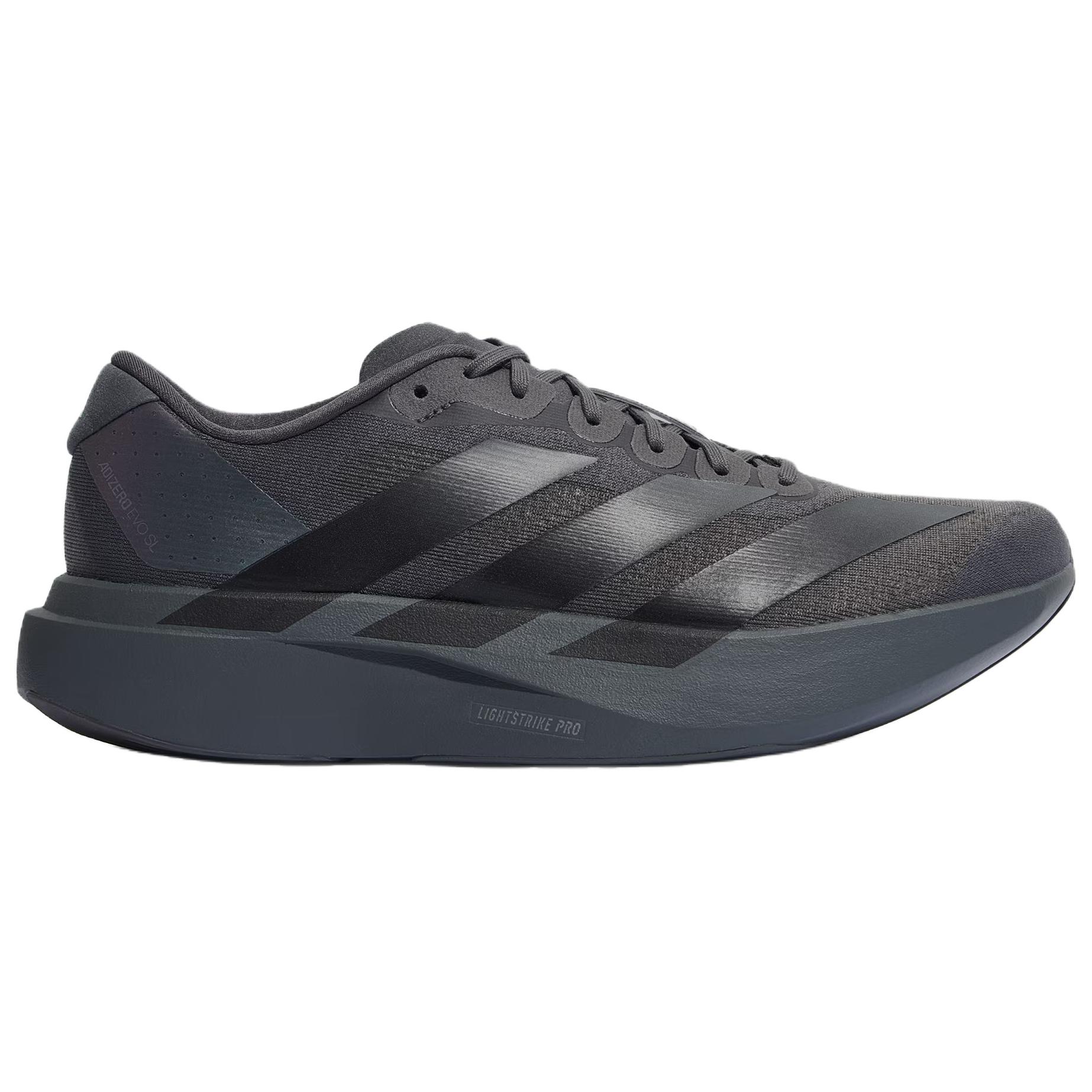 Adidas Adizero Evo SL Мужские черные беговые кроссовки с устойчивостью к истиранию, цвет Black — фото 3