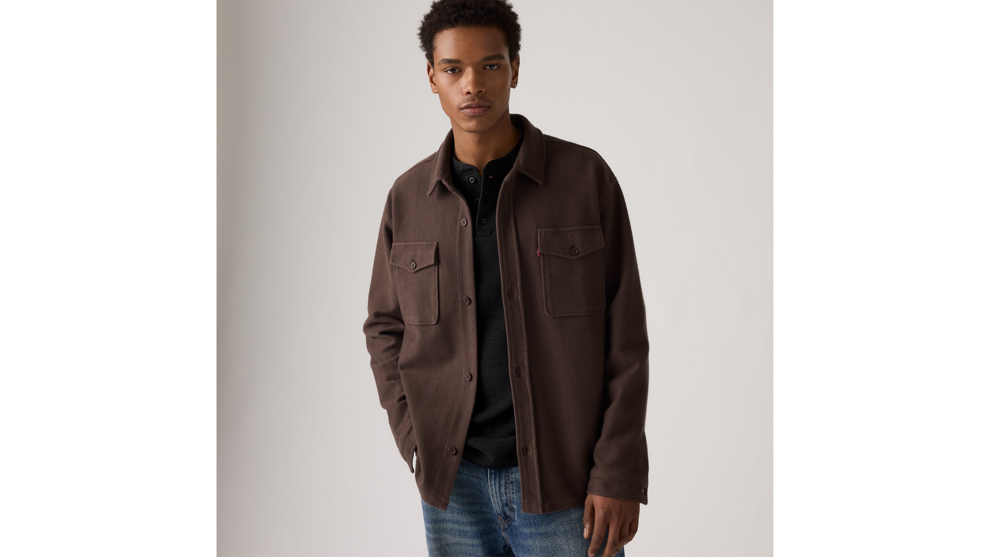 

Толстовка Bayview Soft Worker Levi's, Bracken - Brown