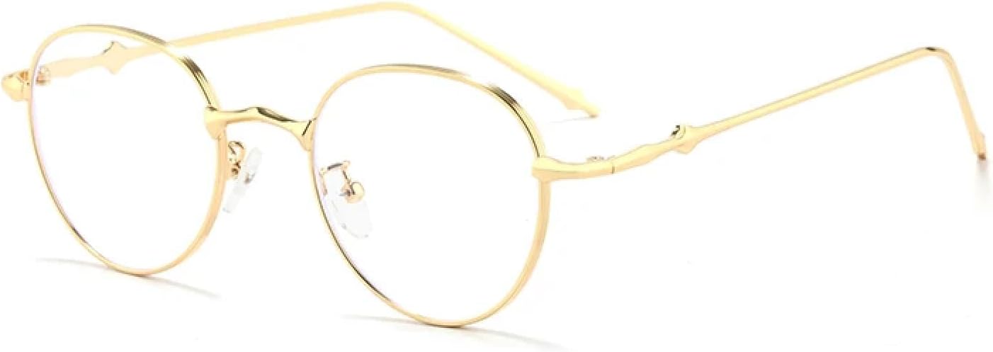 

Солнцезащитные очки с защитой от УФ-излучения UV400 | Овальная металлическая оправа | Для женщин и мужчин | Для занятий спортом на открытом воздухе и вождения DSVIGF, Gold Clear