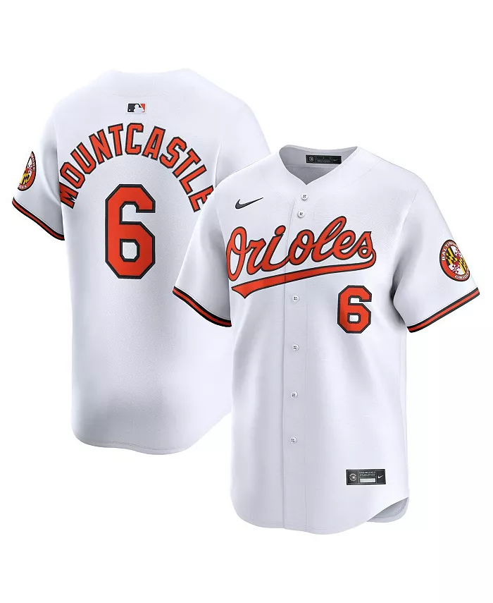 

Мужская альтернативная лимитированная джерси Baltimore Orioles Райана Маунткасла белого цвета Nike