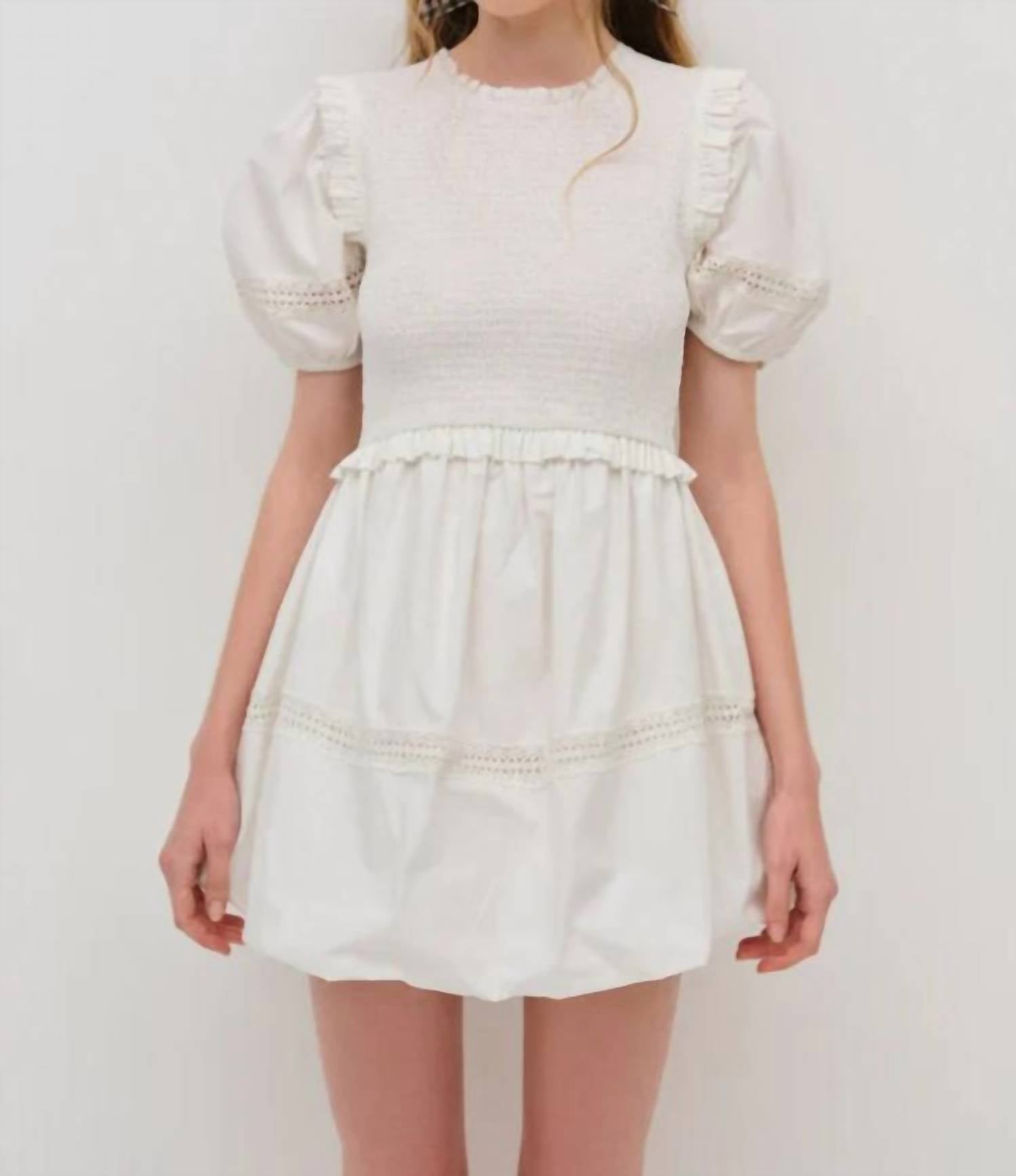 

Платье Sandy в белом цвете for Love & Lemons