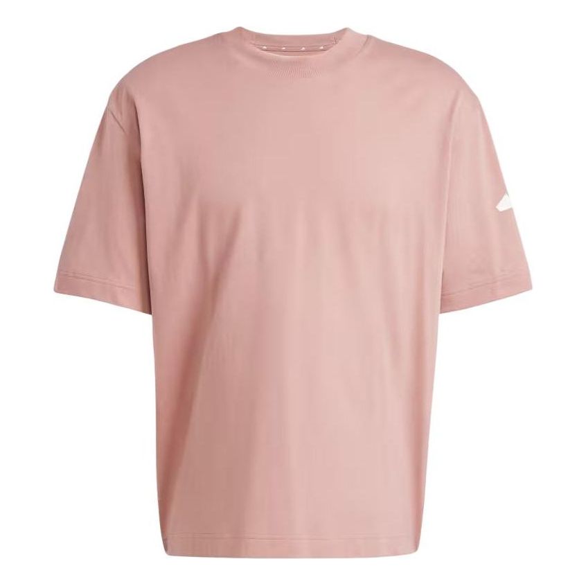 

Футболка adidas Essentials Loose Fit 3 Bar Logo T-Shirt 'Pink', розовый