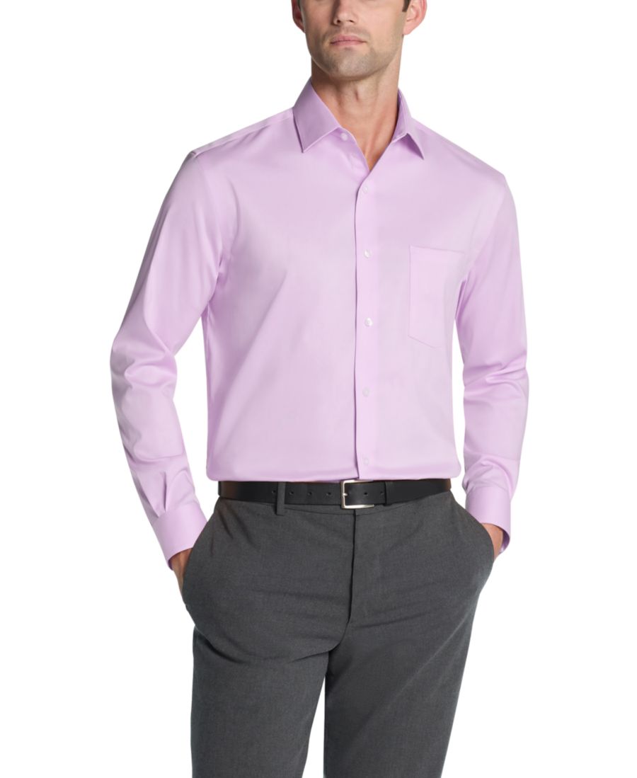 

Мужская рубашка из эластичной ткани стандартного кроя Van Heusen, Lilac Brezze