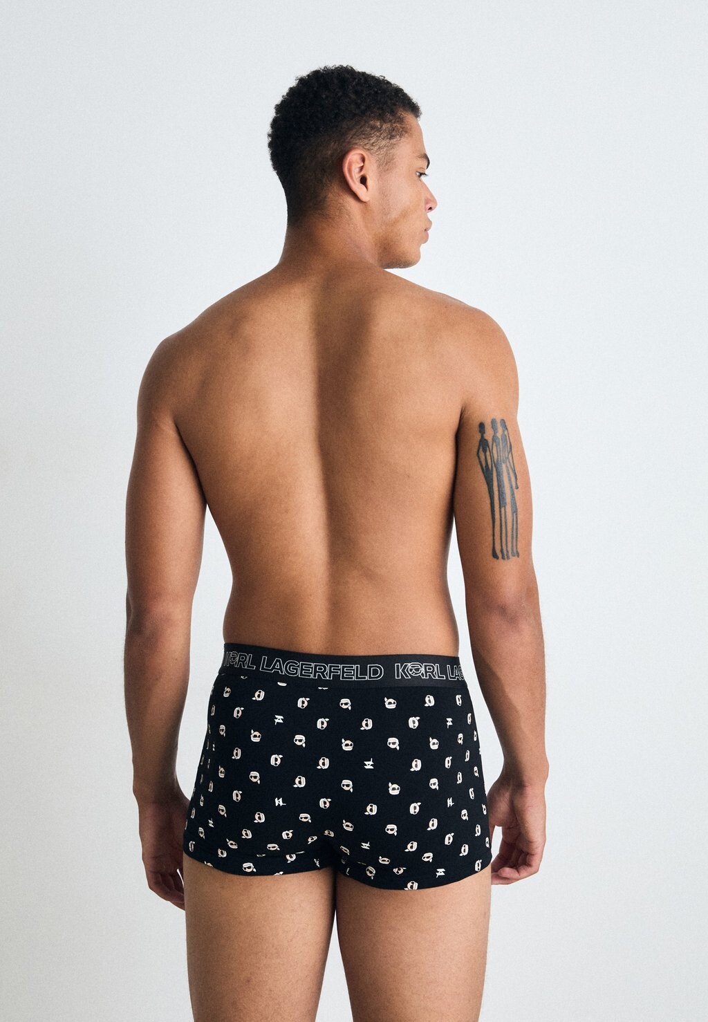 

Брюки IKONIK TRUNKS (PACK OF 3) KARL LAGERFELD, черный