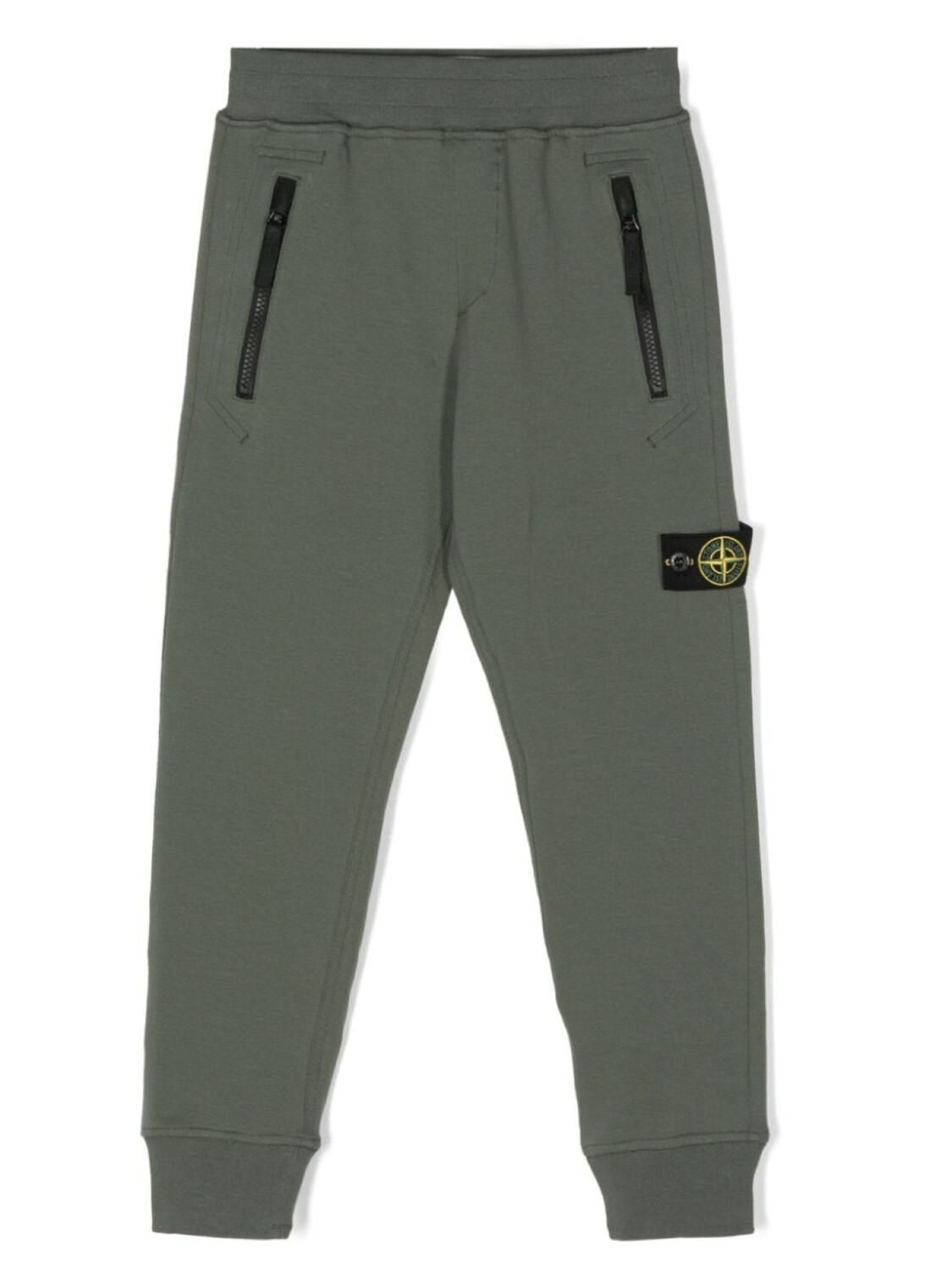 

Stone Island Junior спортивные брюки с нашивкой Compass, зеленый