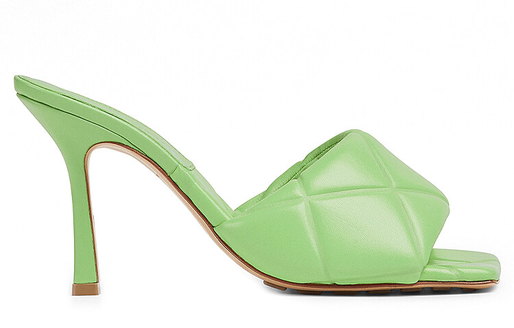 Lido High Heels женские зеленые Bottega Veneta — фото 2