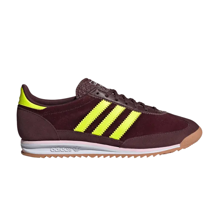 

Кроссовки adidas Wmns SL72 OG Aurora Ruby Solar Yellow Velvet, красный