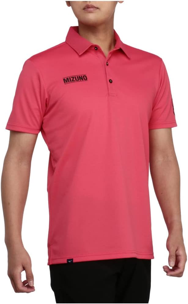 

Мужская рубашка Mizuno E2MAA025 Ice Touch с коротким рукавом и воротником-стойкой, приятная на ощупь, эластичная, рубашка с коротким рукавом, для гольфа
