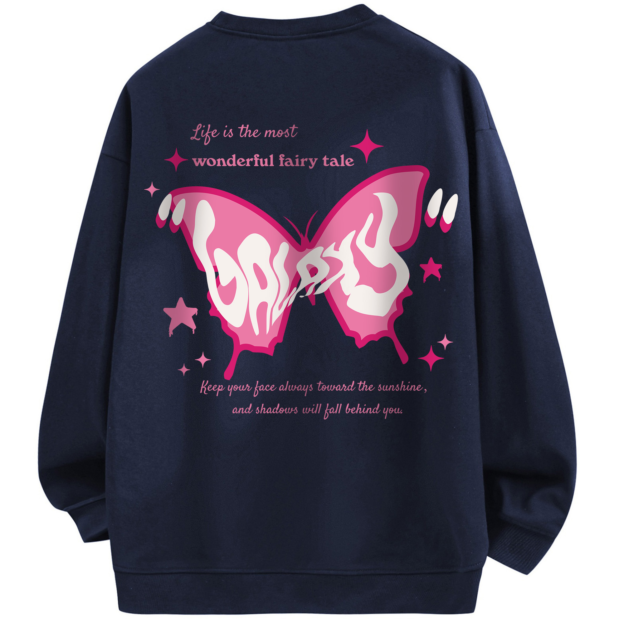 

Свитшот Unisex Crew Neck Moderate Others WARRIOR, темно-синий