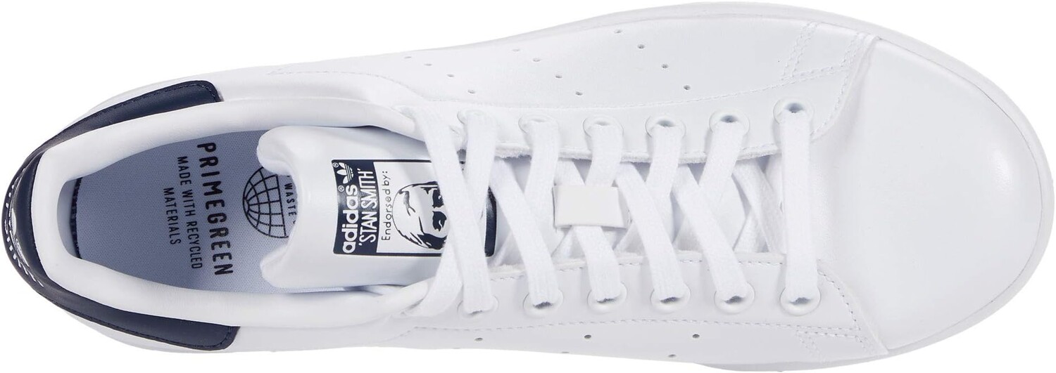 Кроссовки Stan Smith adidas, цвет Footwear White/Collegiate Navy/Footwear White — фото 2