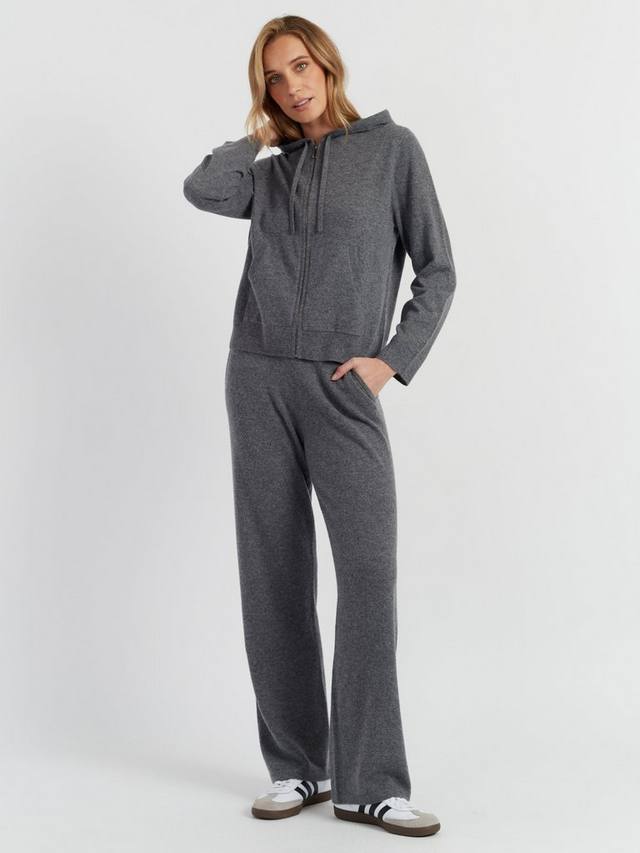 

Кашемировый худи с молнией Chinti & Parker, Mid Grey Melange