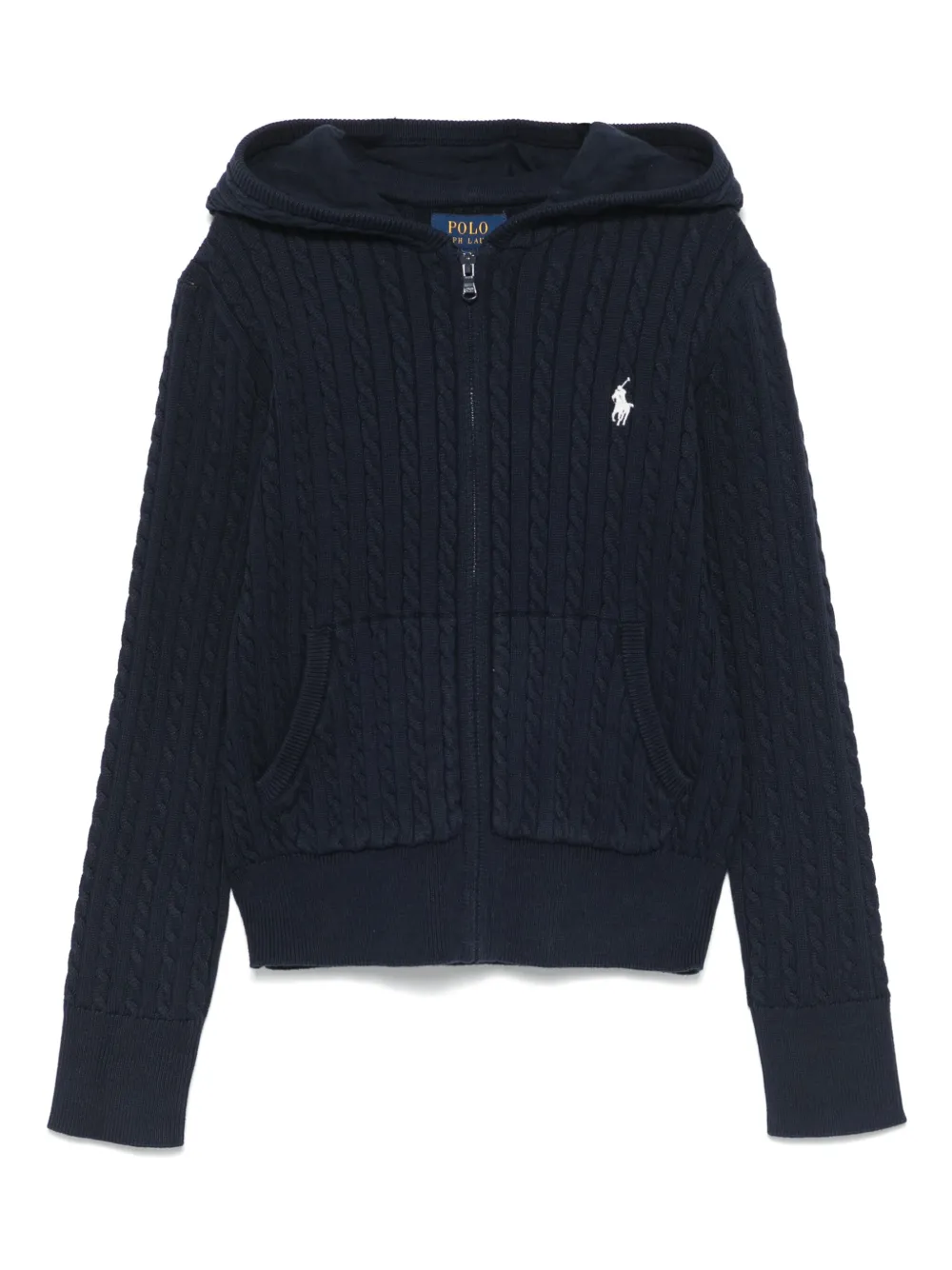 

Худи фактурной вязки POLO RALPH LAUREN KIDS, синий