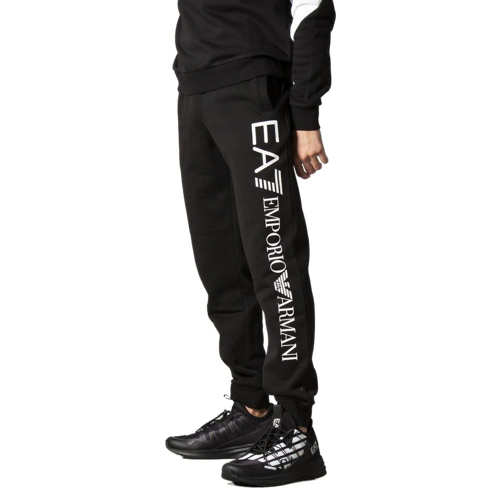 

Черные хлопковые джинсы и брюки Armani EA7 Emporio